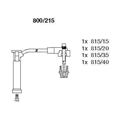 Kit cavi accensione — BREMI 800/215