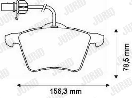 Pastiglie freno — JURID 573045J
