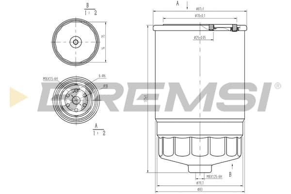 Filtro carburante — BREMSI FE0053