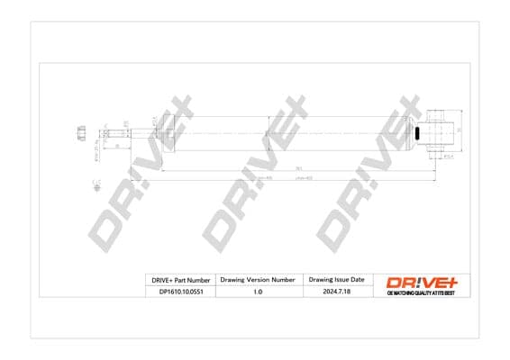 Ammortizzatore — Dr!ve+ DP1610.10.0551