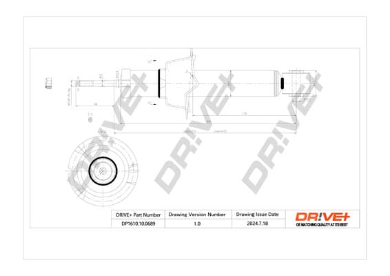 Ammortizzatore — Dr!ve+ DP1610.10.0689