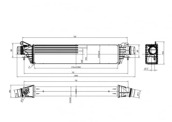Intercooler — HART 630 309