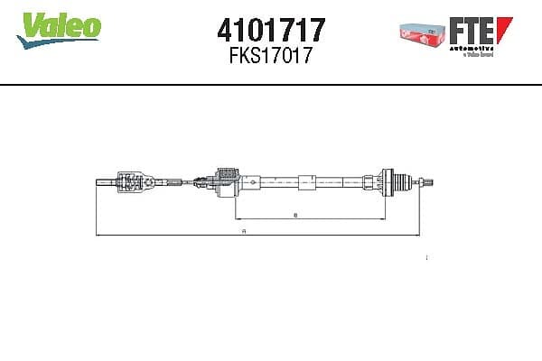 Cavo comando, Comando frizione — FTE 4101717