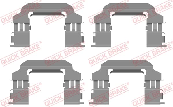 Kit accessori pastiglie freno — QUICK BRAKE 109-0138