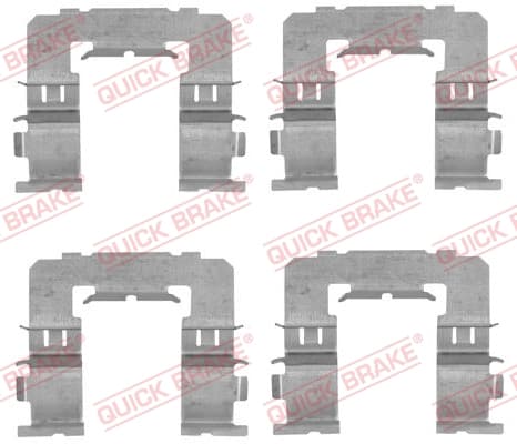 Kit accessori pastiglie freno — QUICK BRAKE 109-1742