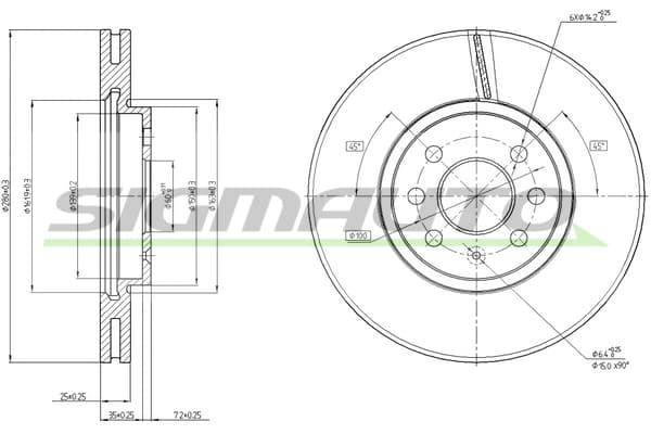 Brake rotor image