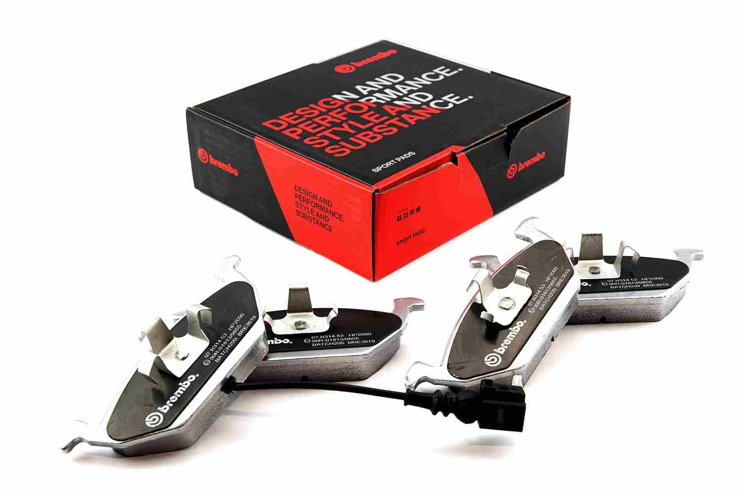 Kit pastiglie freno per elevate prestazioni — BREMBO 07.B314.53