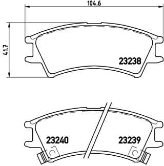 Pastiglie freno — BREMBO P 30 011