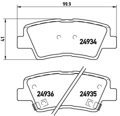 Pastiglie freno — BREMBO P 30 047