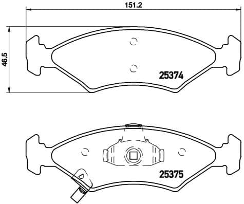 Pastiglie freno — BREMBO P 30 062