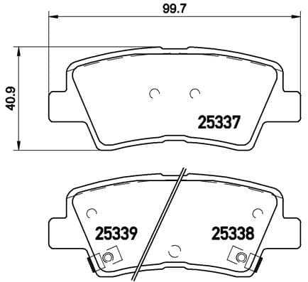 Pastiglie freno — BREMBO P 30 067