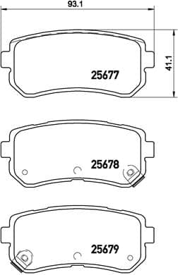 Pastiglie freno — BREMBO P 30 068