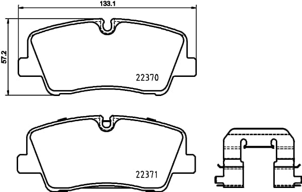 Pastiglie freno — BREMBO P 30 085