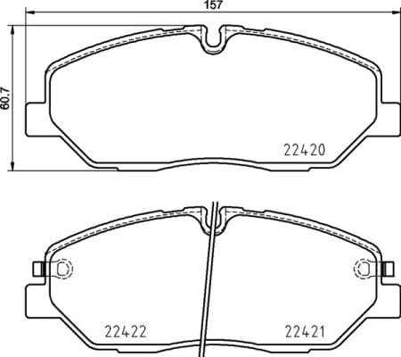 Pastiglie freno — BREMBO P 30 090