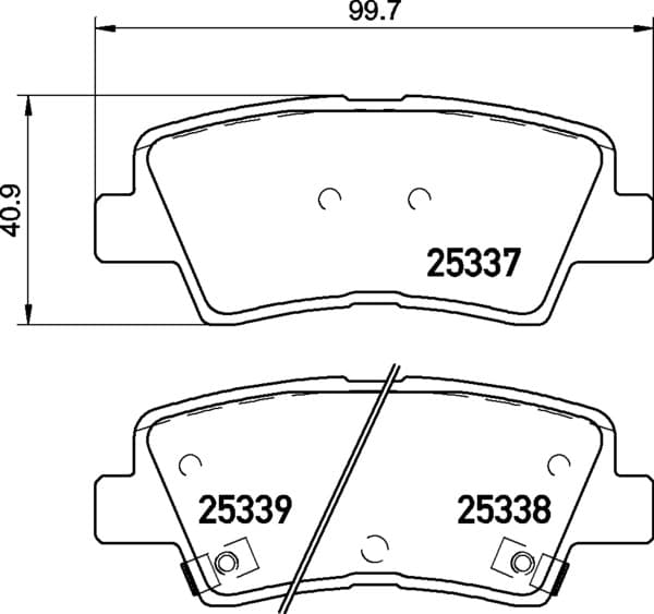 Pastiglie freno — BREMBO P 30 094