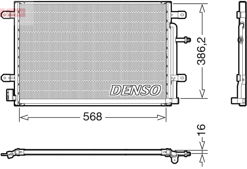 Condensatore aria condizionata — DENSO DCN02038
