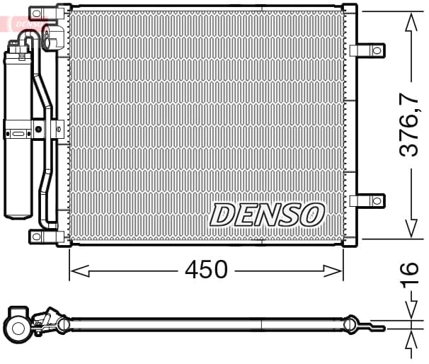 Condensatore aria condizionata — DENSO DCN46029