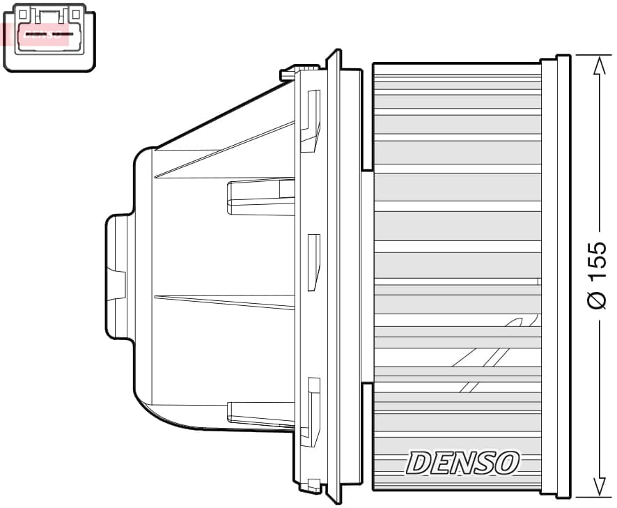 Ventilatore abitacolo — DENSO DEA10053