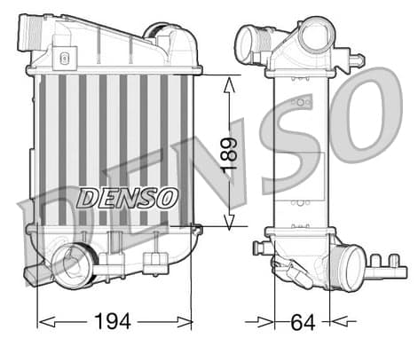 Intercooler — DENSO DIT02027