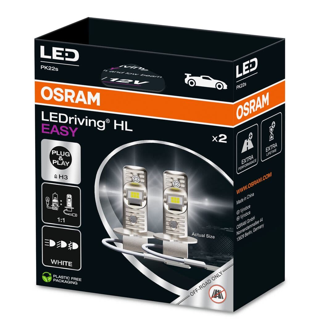 ams-OSRAM 64151DWESY-2HB Lampadina, faro anteriore