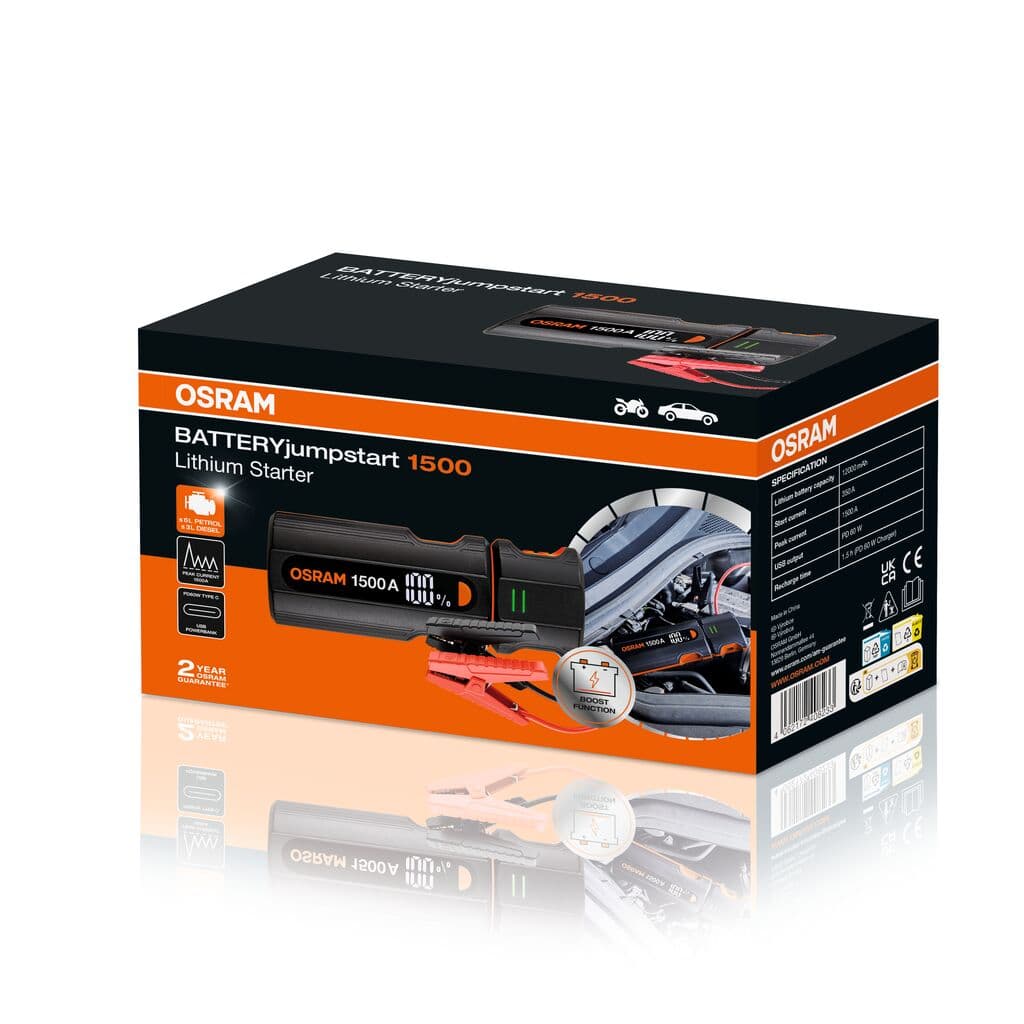 OSRAM BATTERYjumpstart 1500 image