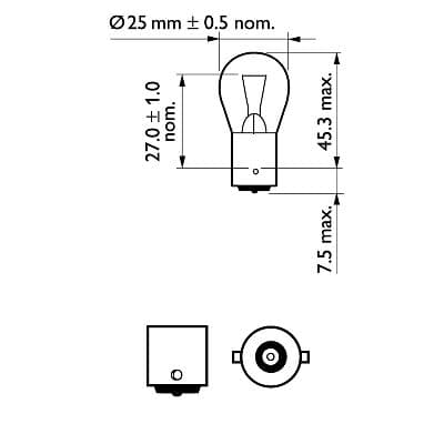 Lampadina — PHILIPS 12445CP