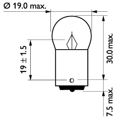Lampadina, Luce targa — PHILIPS 13814CP