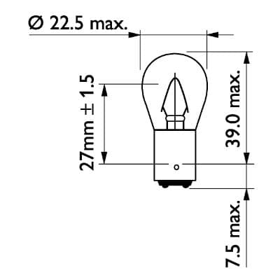 PHILIPS 13402CP Lampadina