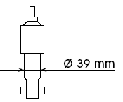 Ammortizzatore — KYB 553170