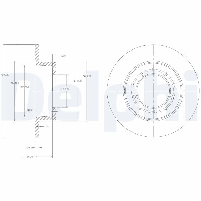 Dischi freno — DELPHI BG2799
