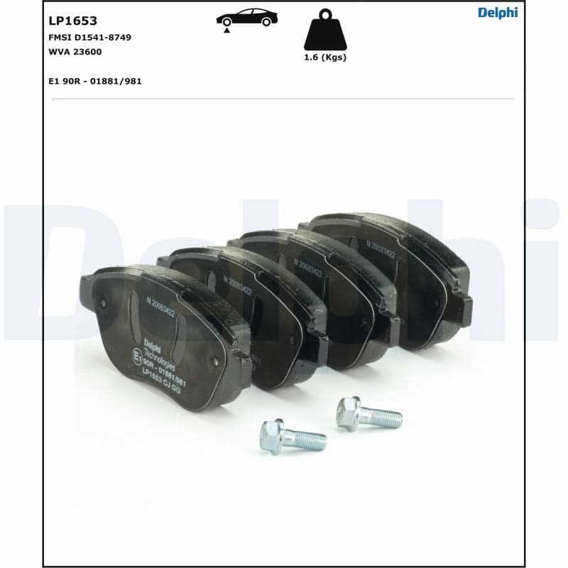 Brake pad set image
