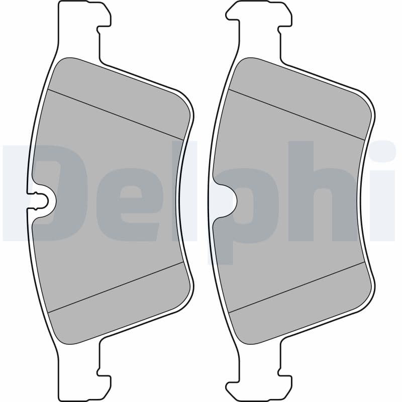Pastiglie freno — DELPHI LP2139