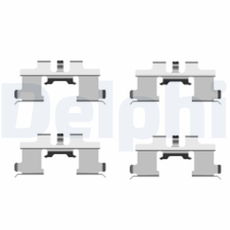 Kit accessori pastiglie freno — DELPHI LX0444