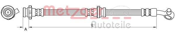 Tubo flessibile freno — METZGER AUTOTEILE 4111547