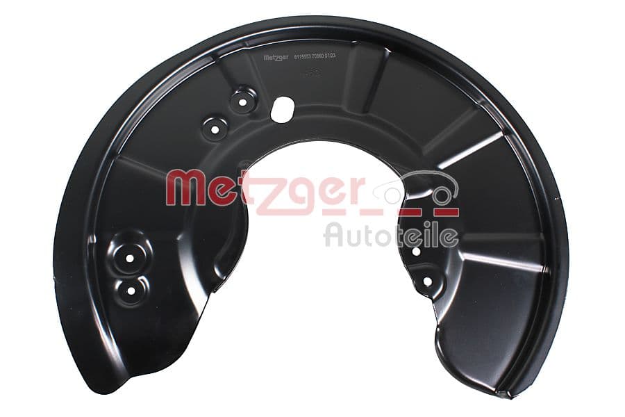 Lamiera paraspruzzi, Disco freno — METZGER AUTOTEILE 6115553