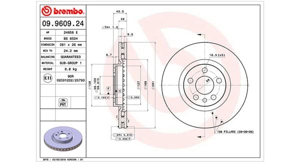 Dischi freno — MAGNETI MARELLI 360406087000