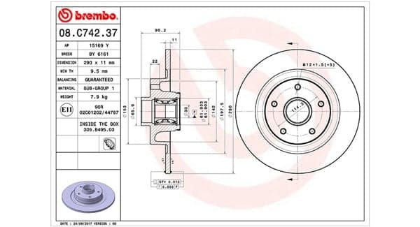 Dischi freno — MAGNETI MARELLI 360406162100