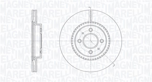 Dischi freno — MAGNETI MARELLI 361302040807