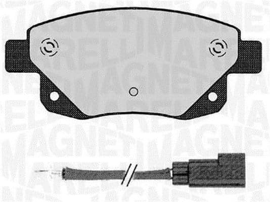 Pastiglie freno — MAGNETI MARELLI 363916060273