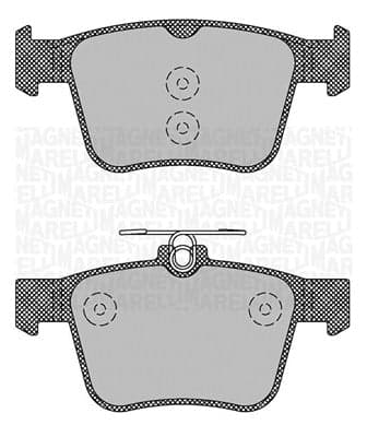 Pastiglie freno — MAGNETI MARELLI 363916060713