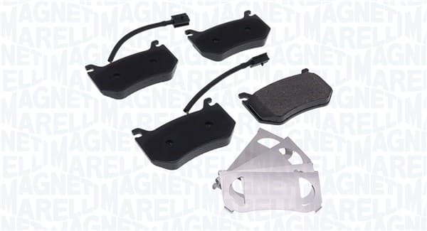Pastiglie freno — MAGNETI MARELLI 363916061196