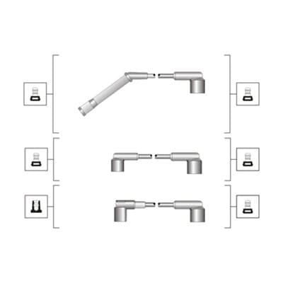 MAGNETI MARELLI 941319170053 Kit cavi accensione