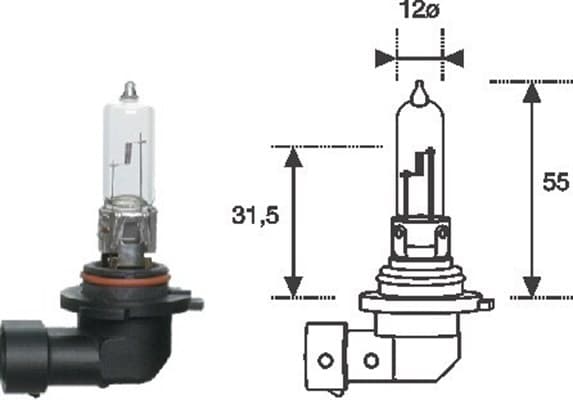MAGNETI MARELLI 002577200000 Lampadina, faro anteriore