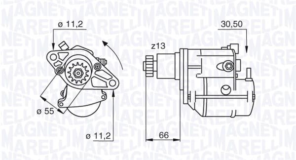 Motorino d'avviamento — MAGNETI MARELLI 063280053010
