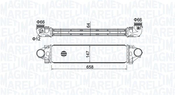 Intercooler — MAGNETI MARELLI 351319204990