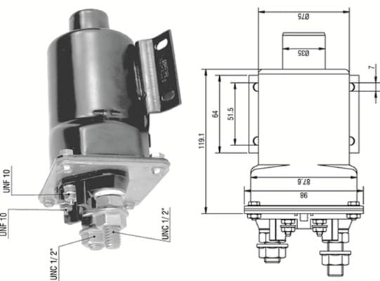 Elettromagnete, Motore d'avviamento — MAGNETI MARELLI 940113050341