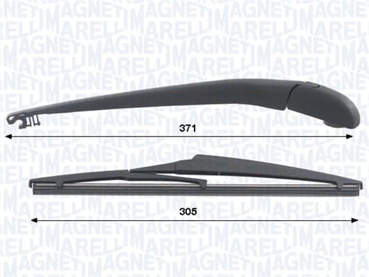 MAGNETI MARELLI 000723180432 Kit bracci tergicristallo, pulizia cristalli