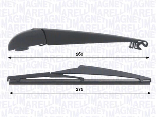 MAGNETI MARELLI 000723180433 Kit bracci tergicristallo, pulizia cristalli