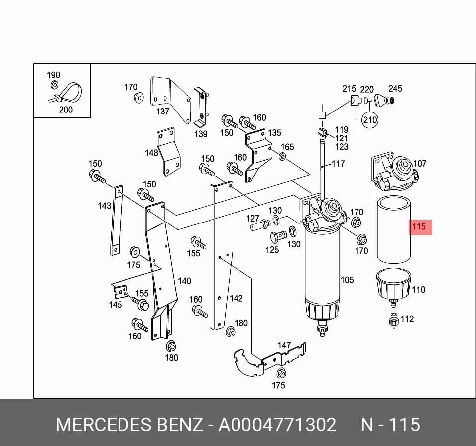 DIESEL FILTER (SPIN-ON) — Filters
