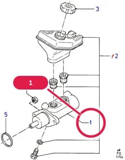 E Brakes - Brake Pipes - Wheels — E01 Brakes - Brake Pipes - Wheels.Brake Pipes/ABS/Brake System Valves › E01010 Master Cylinder - Brake System